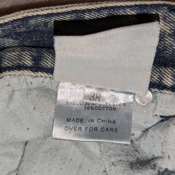 Mens DNM Collection Distressed Blue Jeans Size 38 - Picture 7 of 8